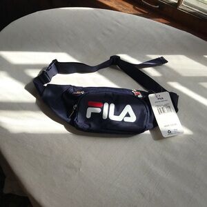 Fila Blue and White Belt Bag